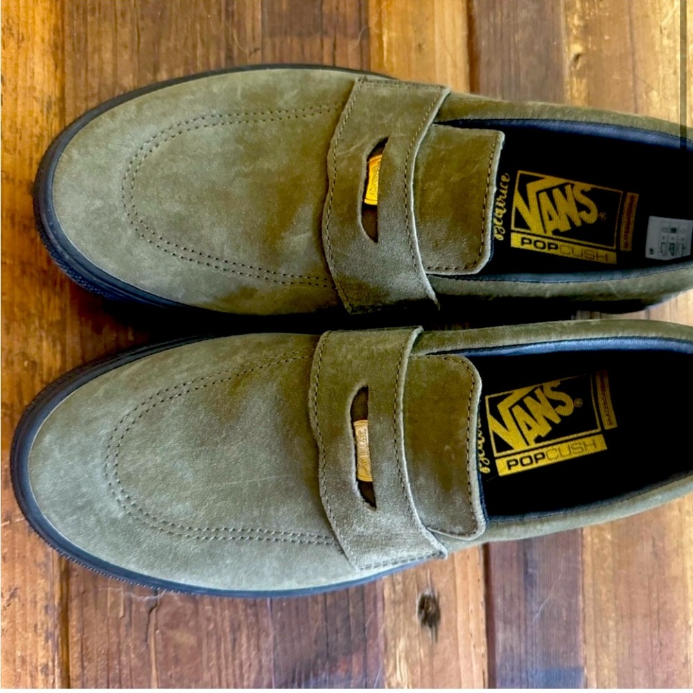 Vans 53 Beatrice olive green worn once